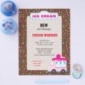 Eiscreme Flyer (Einzeln)