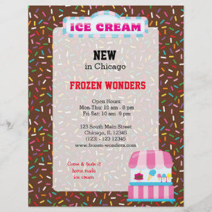 Eiscreme Flyer