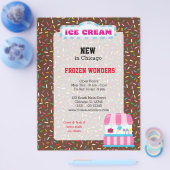 Eiscreme Flyer (Einzeln)