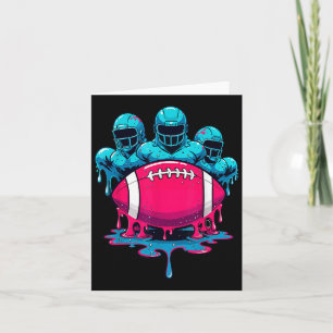 Eiscreme Football Linemen Tropfen Grafisches Sonne Karte