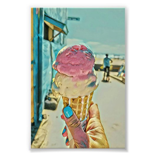 Eiscreme Fotodruck (Vorne)