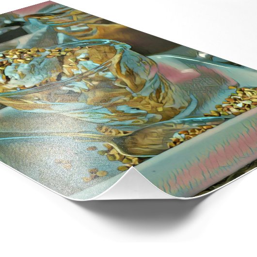 Eiscreme Fotodruck (Ecke)