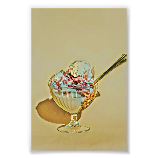 Eiscreme Fotodruck (Vorne)