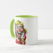 Eiscreme-Freuden-Ausbruch Tasse (Vorderseite Links)