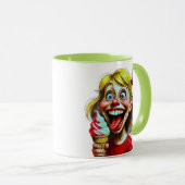 Eiscreme-Freuden-Ausbruch Tasse (VorderseiteRechts)