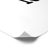 Eiscreme Funny Ice Cone Pun Poster (Ecke)