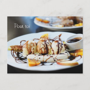 Eiscreme für dich postkarte