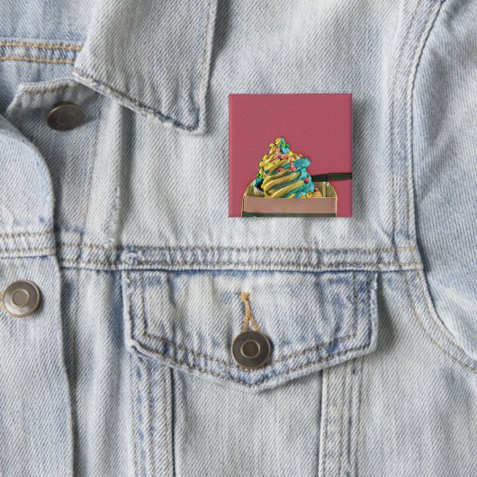 Eiscreme für Kinder Button (Beispiel)