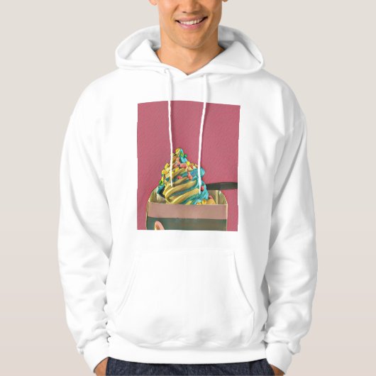 Eiscreme für Kinder Hoodie (Vorderseite)