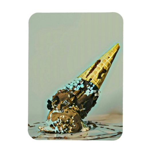 Eiscreme für Kinder Magnet (Vertikal)
