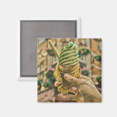 Eiscreme für Kinder Magnet (Vorderseite/Rückseite)