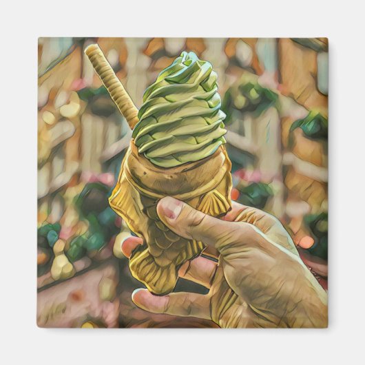Eiscreme für Kinder Magnet (Vorne)