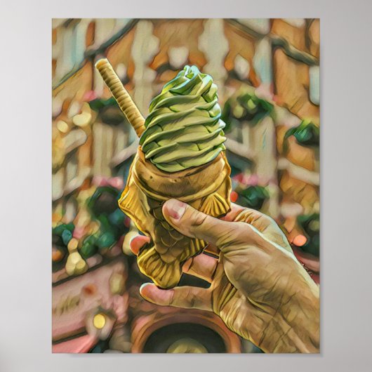 Eiscreme für Kinder Poster (Vorne)