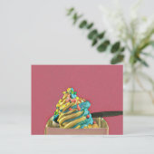Eiscreme für Kinder Postkarte (Stehend Vorderseite)