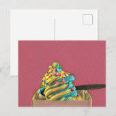 Eiscreme für Kinder Postkarte (Vorne/Hinten)