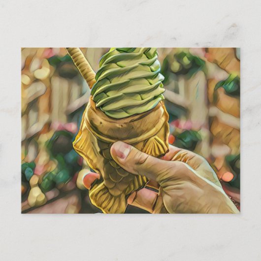 Eiscreme für Kinder Postkarte (Vorderseite)