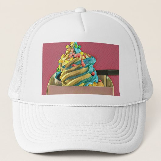 Eiscreme für Kinder Truckerkappe (Vorderseite)