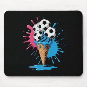 Eiscreme Fußball Ll Tropfen Männer Frauen Spiel Fu Mousepad