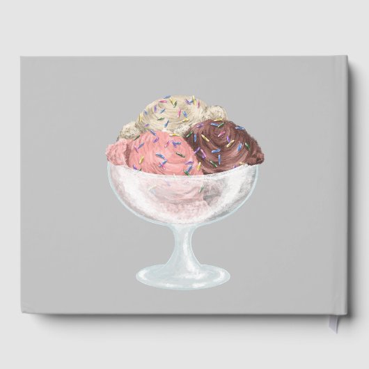 Eiscreme Gästebuch (Rückseite)