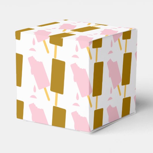 Eiscreme-Gastgeschenk-Box Geschenkschachtel (Rückseite)