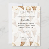 Eiscreme Geburtstag Einladung (Vorderseite)