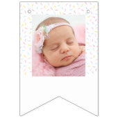 Eiscreme-Geburtstags-Fotobanner Wimpelkette (Dritte Fahne)