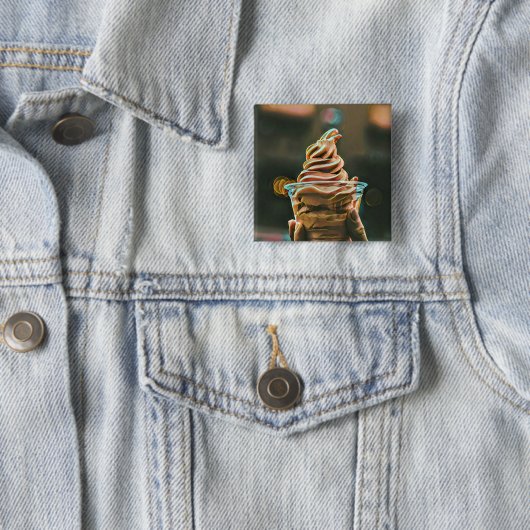 Eiscreme Geburtstagsgeschenk Button (Beispiel)