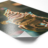 Eiscreme Geburtstagsgeschenk Fotodruck (Ecke)