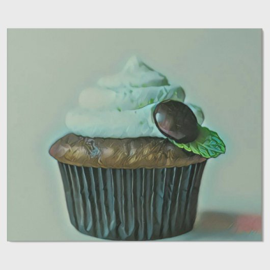 Eiscreme Geburtstagsgeschenk Geschenkpapier (Flach)