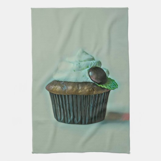 Eiscreme Geburtstagsgeschenk Geschirrtuch (Vertikal)