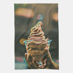 Eiscreme Geburtstagsgeschenk Geschirrtuch