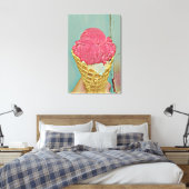Eiscreme Geburtstagsgeschenk Leinwanddruck (Insitu (Schlafzimmer))
