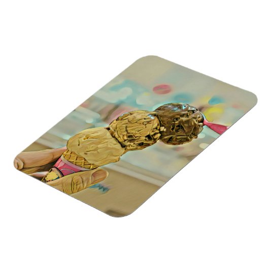 Eiscreme Geburtstagsgeschenk Magnet (Linke Seite)