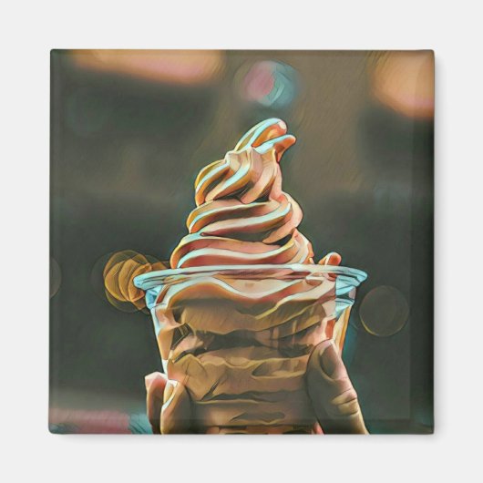 Eiscreme Geburtstagsgeschenk Magnet (Vorne)