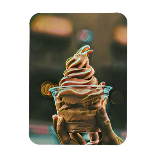 Eiscreme Geburtstagsgeschenk Magnet (Vertikal)