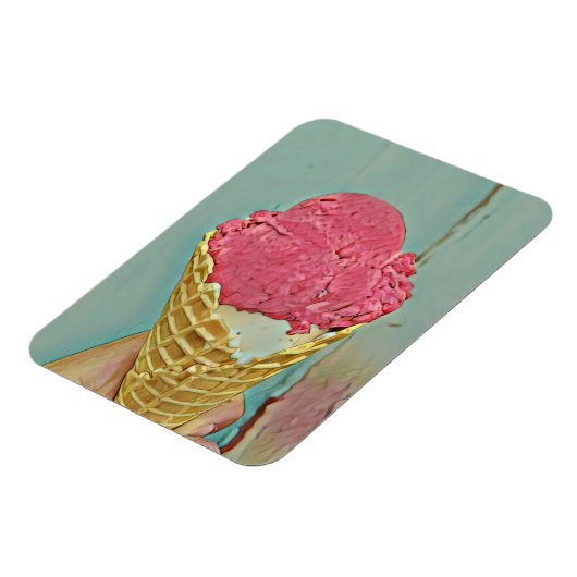 Eiscreme Geburtstagsgeschenk Magnet (Linke Seite)