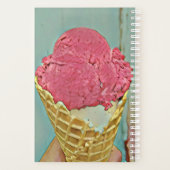 Eiscreme Geburtstagsgeschenk Planer (Rückseite)