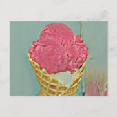 Eiscreme Geburtstagsgeschenk Postkarte (Vorderseite)