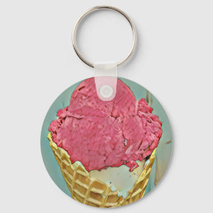 Eiscreme Geburtstagsgeschenk Schlüsselanhänger