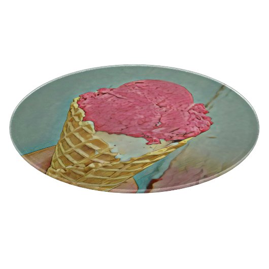 Eiscreme Geburtstagsgeschenk Schneidebrett (Ecke)