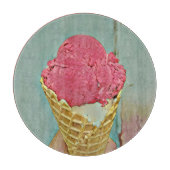 Eiscreme Geburtstagsgeschenk Schneidebrett (Vorderseite)