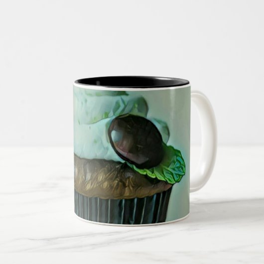Eiscreme Geburtstagsgeschenk Zweifarbige Tasse (VorderseiteRechts)