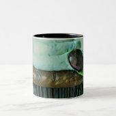 Eiscreme Geburtstagsgeschenk Zweifarbige Tasse (Mittel)