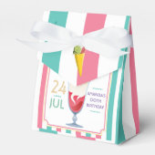 Eiscreme Geburtstagspartei personalisiert Geschenkschachtel (Vorderseite)