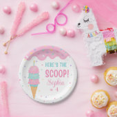 Eiscreme-Geburtstagspartikelplatte Pappteller (Party)