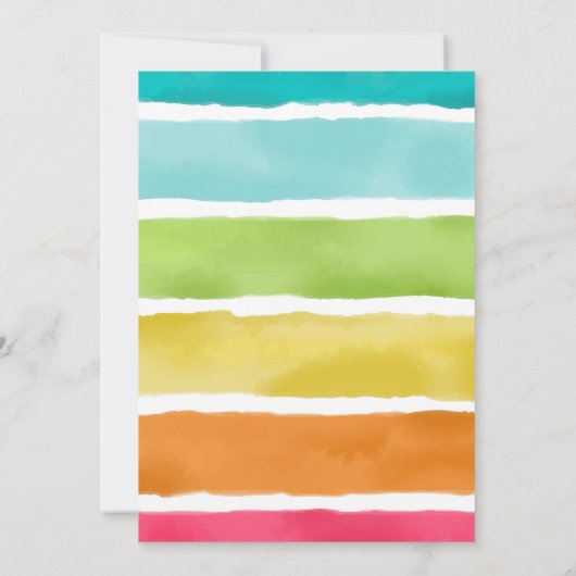 Eiscreme-Geburtstagsparty Einladung (Rückseite)