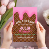 Eiscreme-Geburtstagsparty Einladung