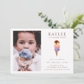 Eiscreme Geburtstagsparty Foto Einladung (Stehend Vorderseite)