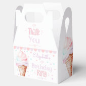 Eiscreme Geburtstagsparty Geschenkschachtel (Geöffnet)