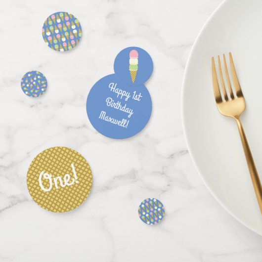 Eiscreme-Geburtstagsparty Konfetti (Gruppe)